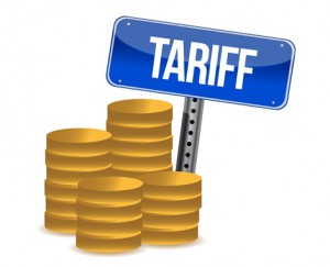 tariff concept tariff concept